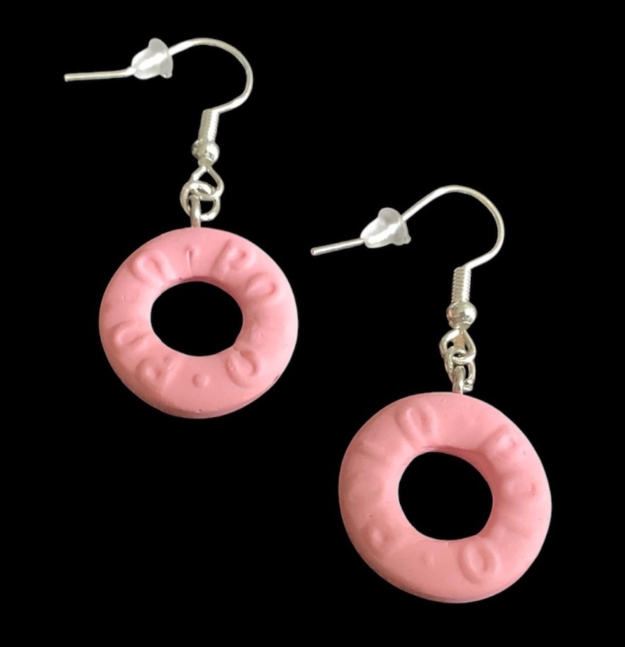 *Pink Holey Sweet Earrings