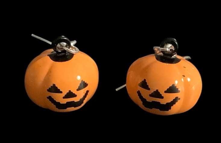 *Pumpkin Bell Earrings