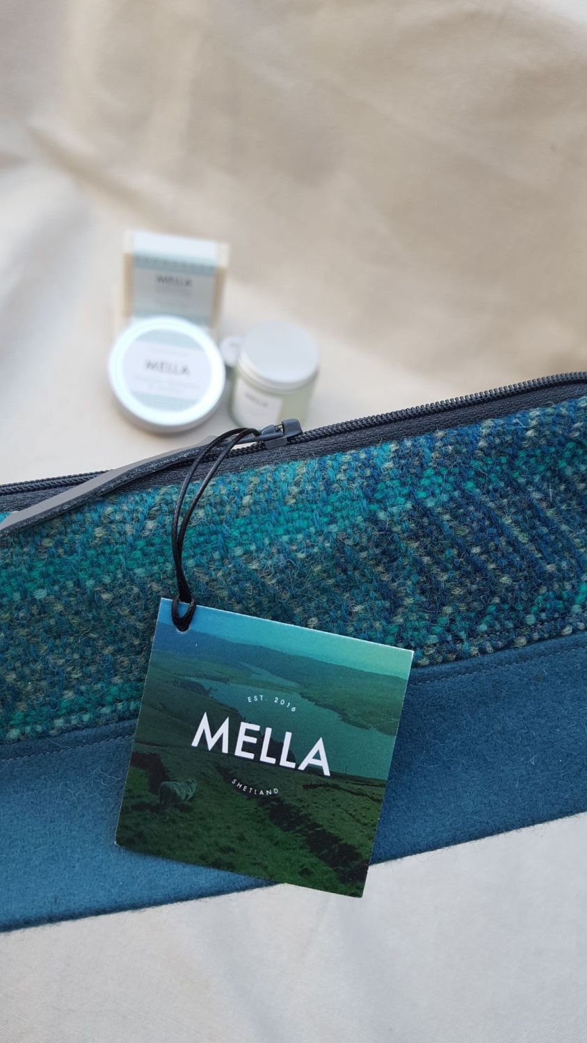 Shetland Tweed Bag plus selected Mella products