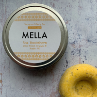 Sea Buckthorn Shampoo and Body Bar with Argan oil and Sweet Orange