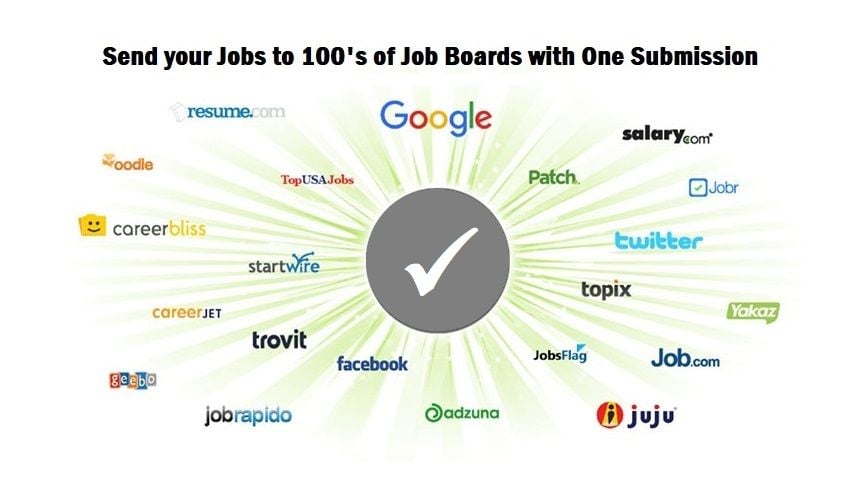 ziprecruiter 100+ Job Boards tick