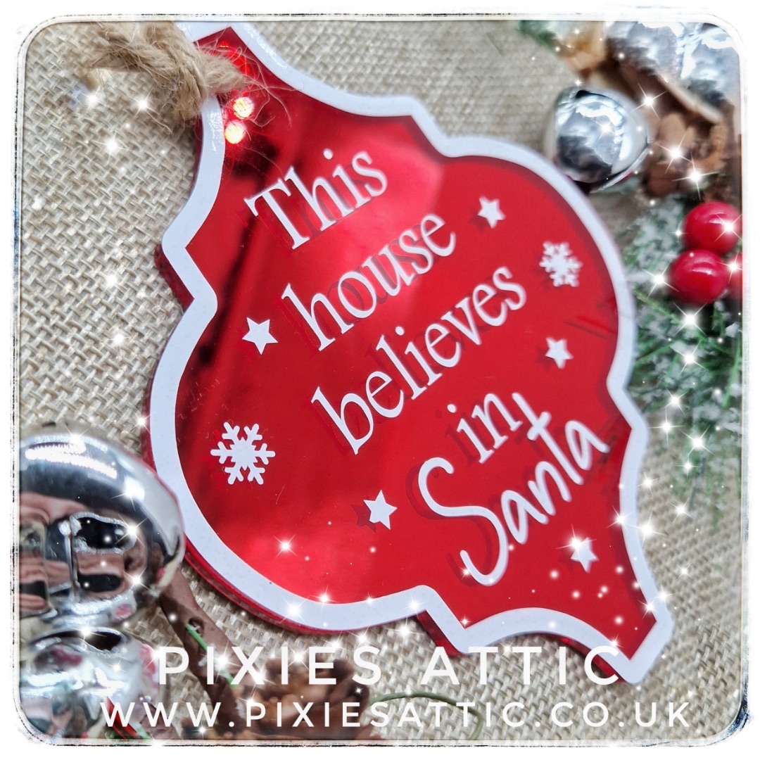 NEW 2023 This House Believes in Santa Bauble