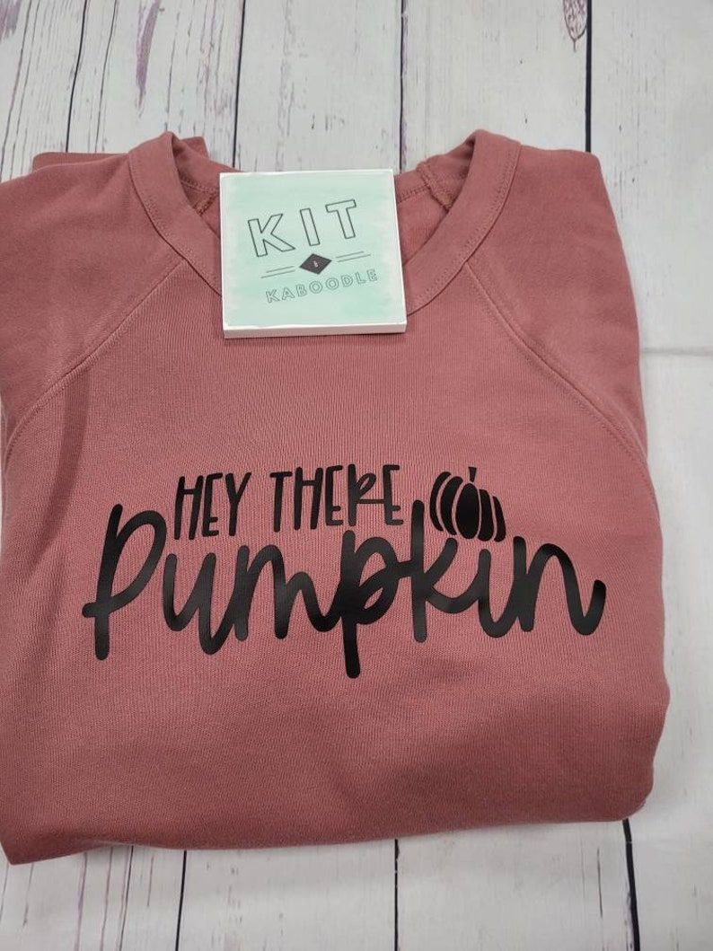 Hey there Pumpkin super soft sweatshirt, autumn colour, pumpkin picking, pu