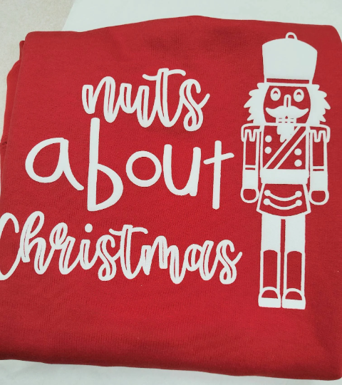 Nuts about christmas christmas jumper, nutcracker jumper, gift for her, sea
