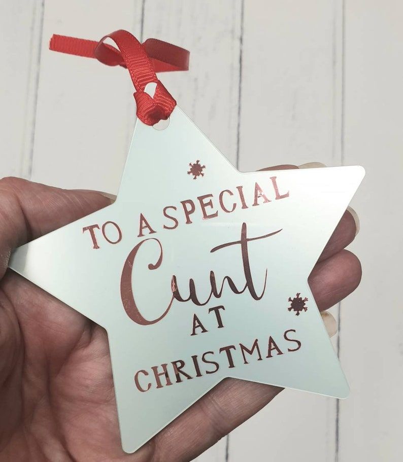 Special C**t at Christmas /Adult humour / Secret Santa gift/ Stocking filler/ funny / rude gift / Cunt/ Special christmas