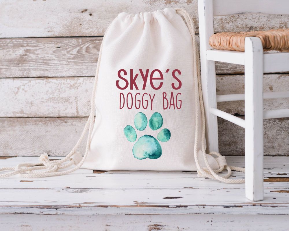 Personalised Doggy day care bag, personalised dog bag, gift for dog owner