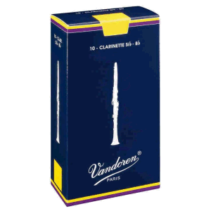 Vandoren Bb Clarinet Reeds - Traditional - Box 10 - Strength 1.5