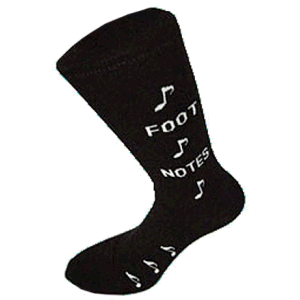 Musical Design Socks - Foot Notes