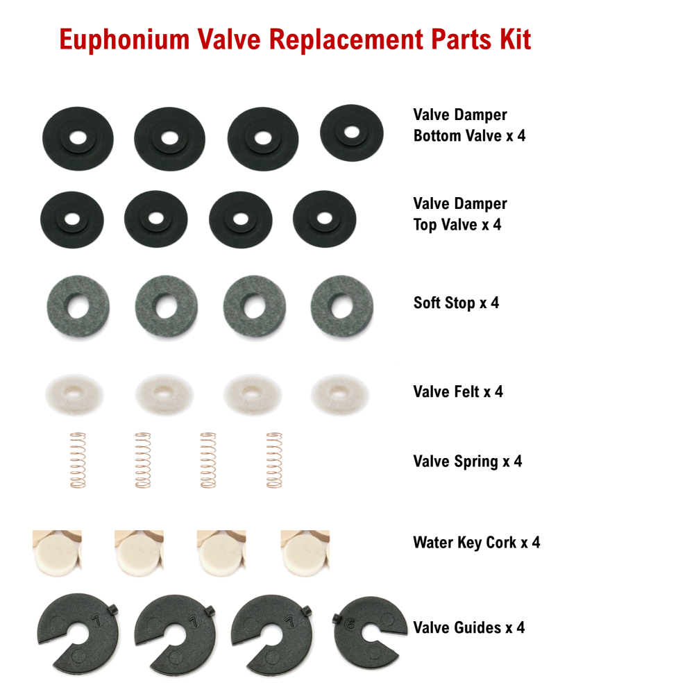 Euphonium Valve Replacement Parts Kit