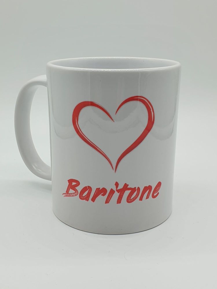I Love Baritone - Printed Mug