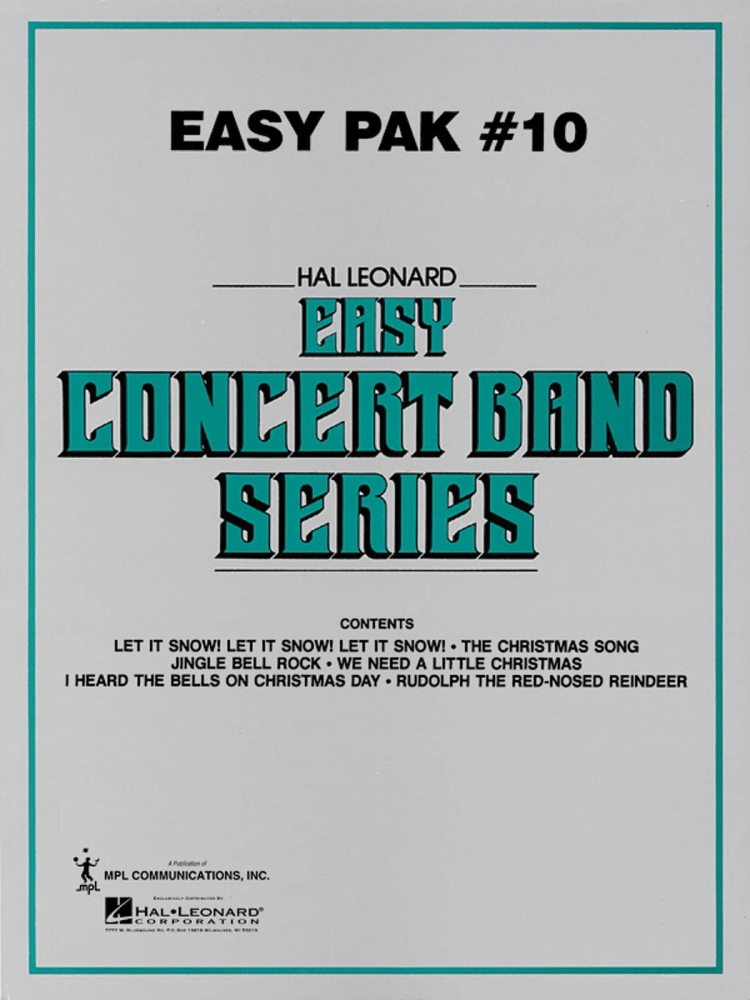 Hal Leonard Easy Concert Band Paks - Pak 10 - Set (Score & Parts)
