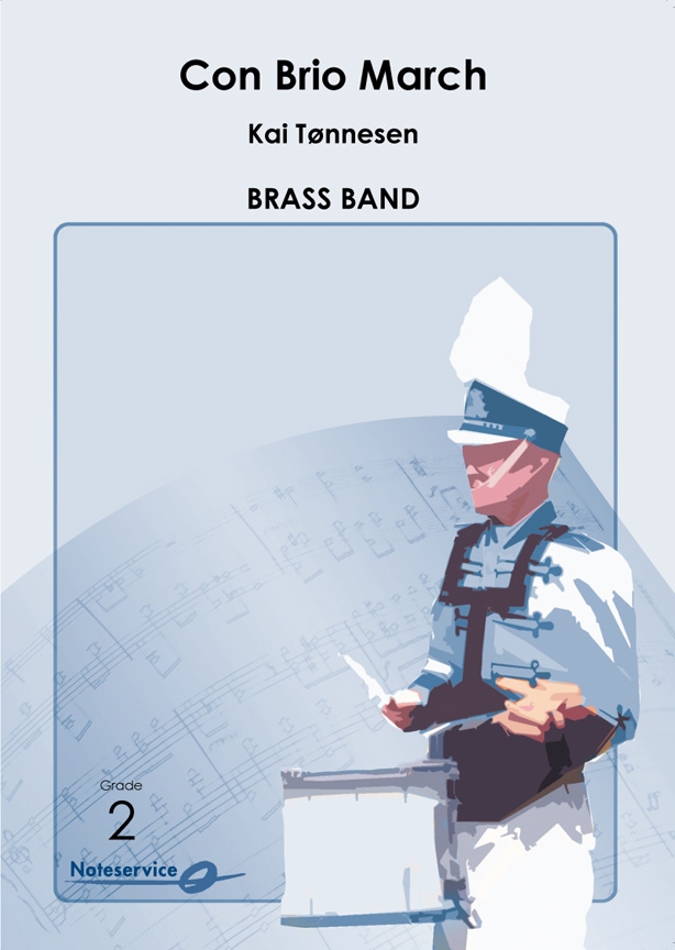 Con Brio March  --  -- Brass Band - Set (Score & Parts)
