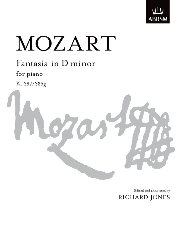 Fantasia In D Minor For Piano K.397/385g - Book Only
