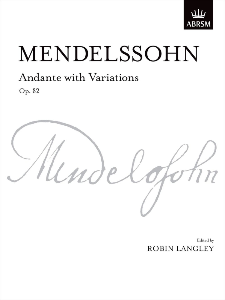 Andante With Variations Op. 82 - Book Only