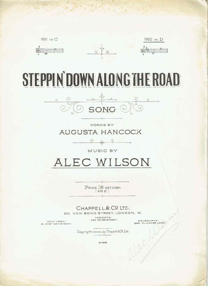 Steppin' Down Along The Road - Preloved Sheet Music