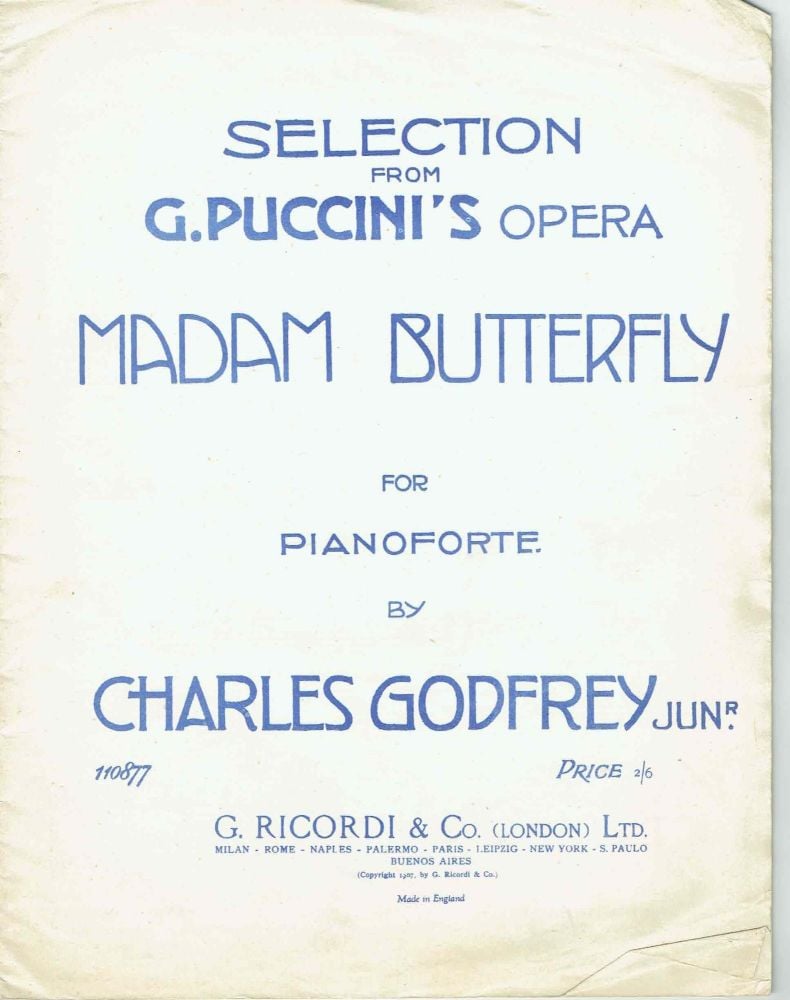 Selections from Madam Butterfly - Preloved Sheet Music
