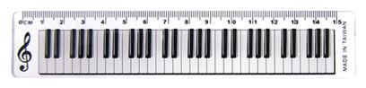 15cm Keyboard Design Music Ruler