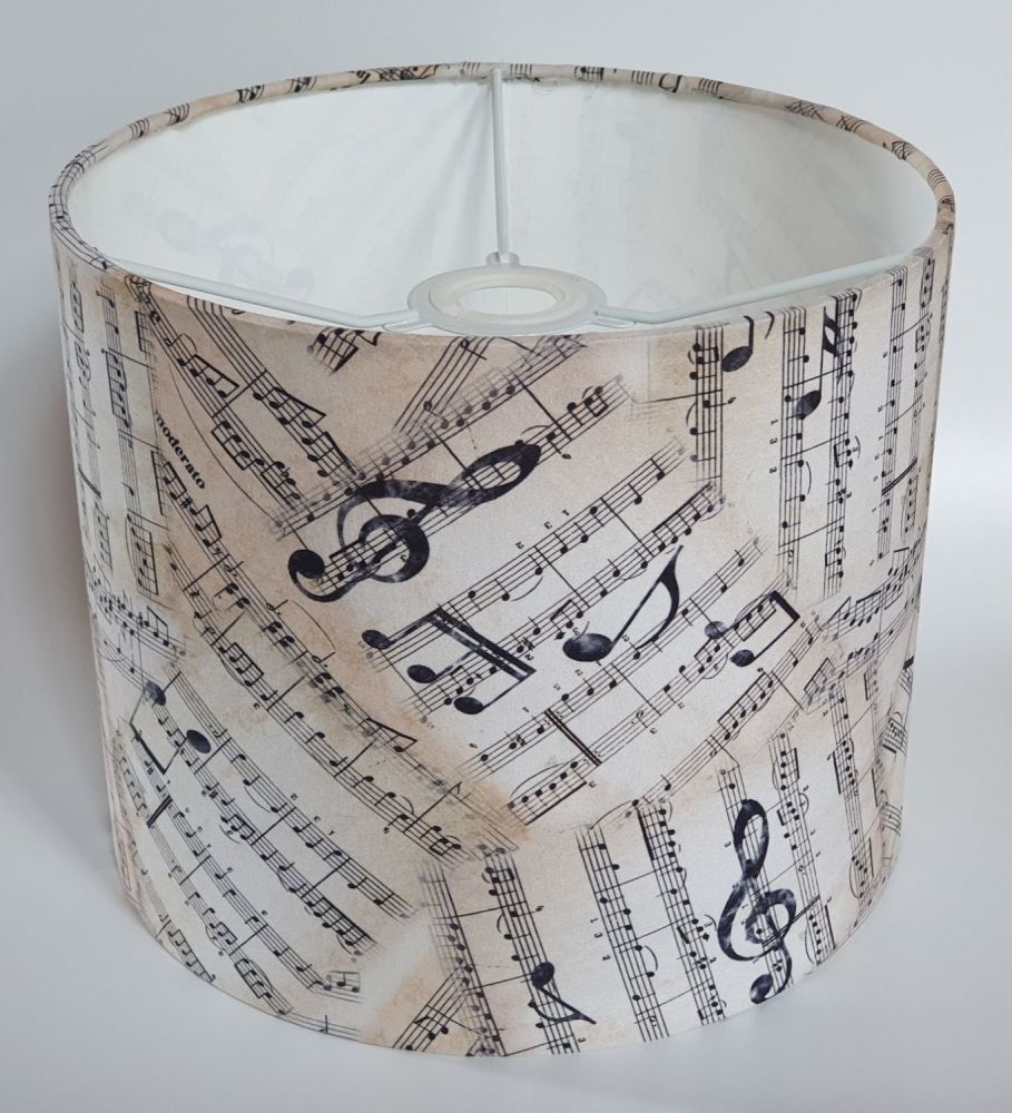 Music Design Handmade Lampshade - Manuscript