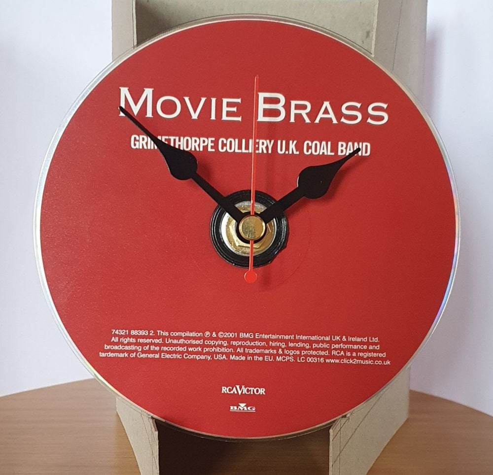 CD Clock - Movie Brass CD Clock Movement (1)