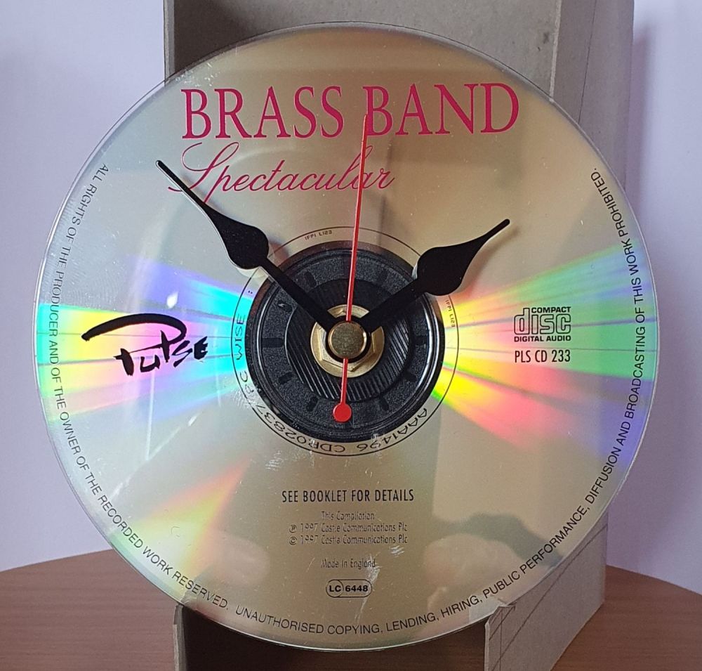 CD Clock - Brass Band Spectacular CD Clock Movement