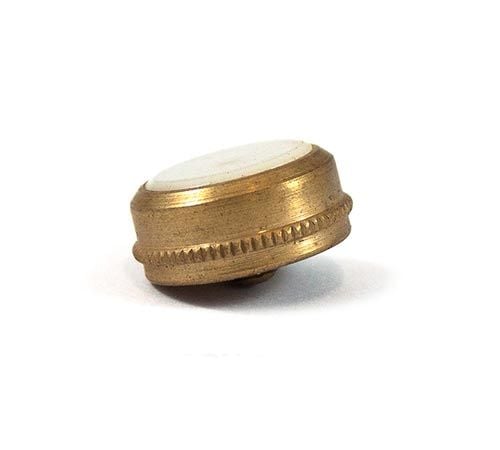 Boosey & Hawkes Imperial  Cornet - Finger Button - Small Brass - Knurled Edge with Pearl