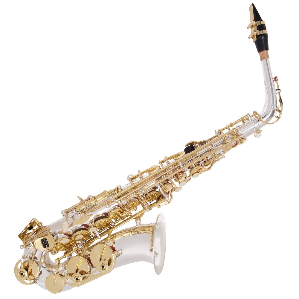 Odyssey Premiere 'Eb' Alto OAS700VS Saxophone Outfit – Silver/Gold