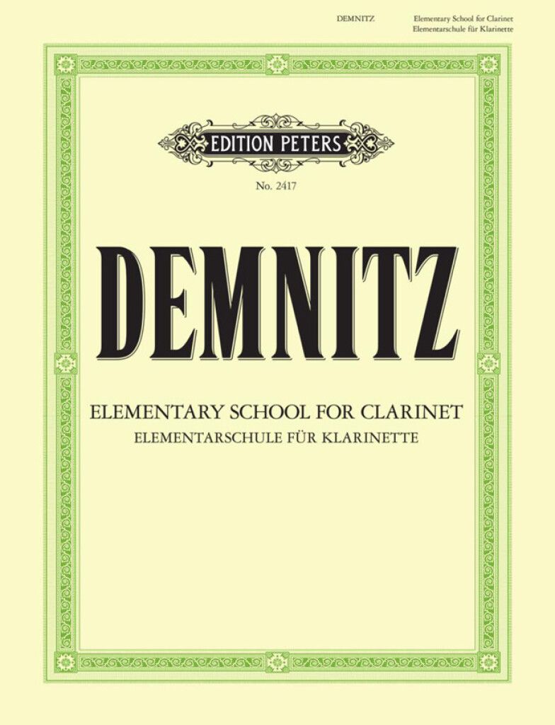 Demnitz Elementary School for Clarinet - Clarinet Music Book