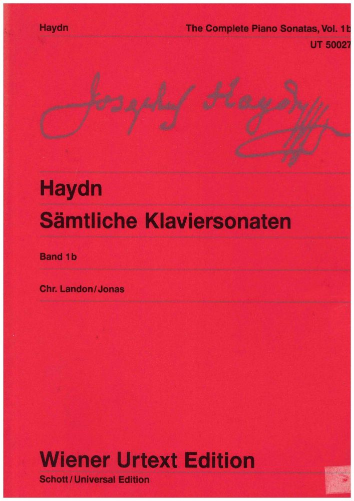 Haydn - Samtliche Klaviersonaten (Band 1b) - Preloved