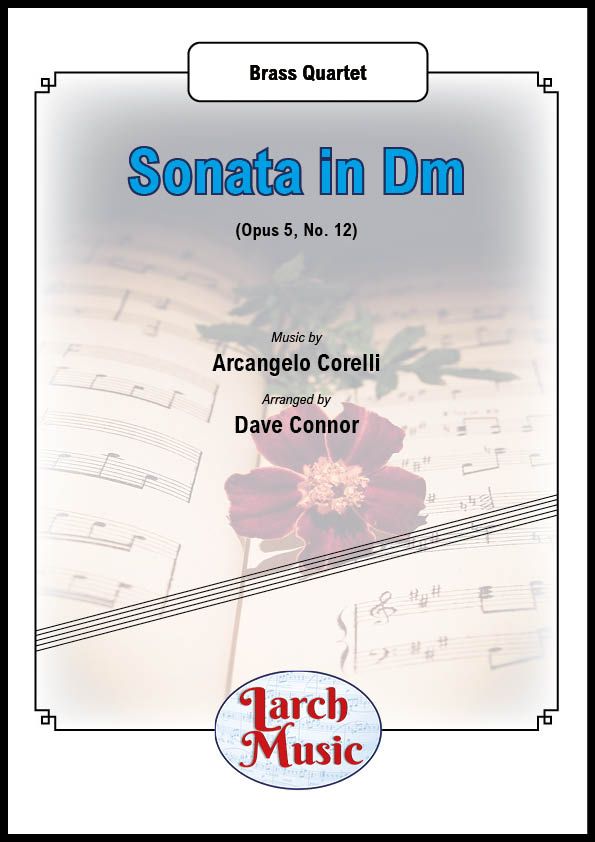 Sonata in Dm - Brass Quartet Full Score & Parts - LM466
