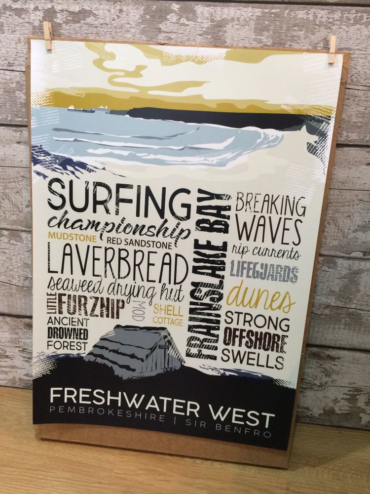 A2 Freshwater West Poster