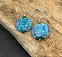 'Peacockâ€™ earrings