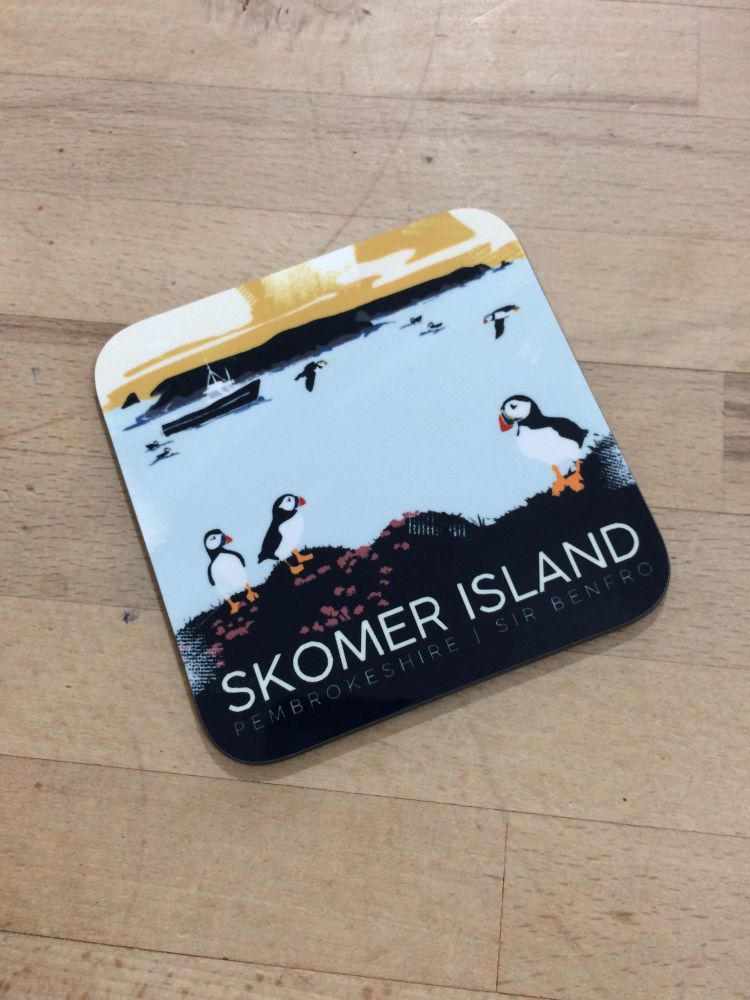 Skomer Island Coaster