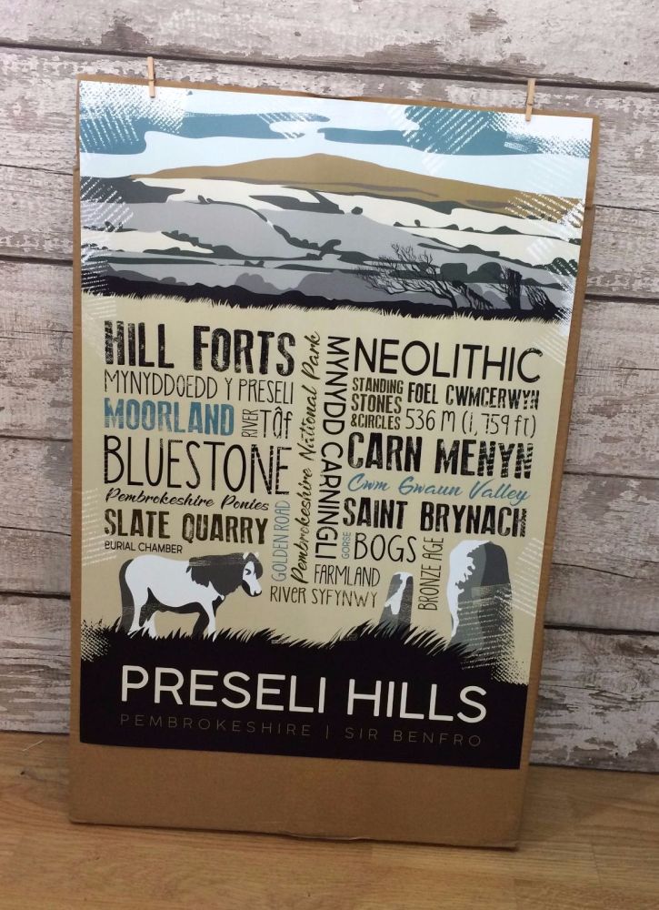 A2 Preseli Hills Poster