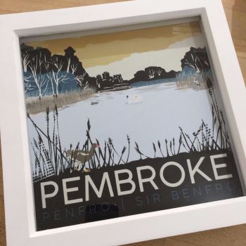 Pembroke Millpond, Pembrokeshire Box Frame