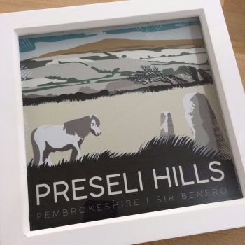 Preseli Hills, Pembrokeshire Box Frame