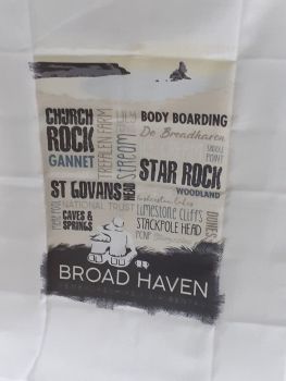 Broad Haven (South) Tea Towel