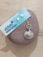 Pembrokeshire Large Cockle Necklace and earrings