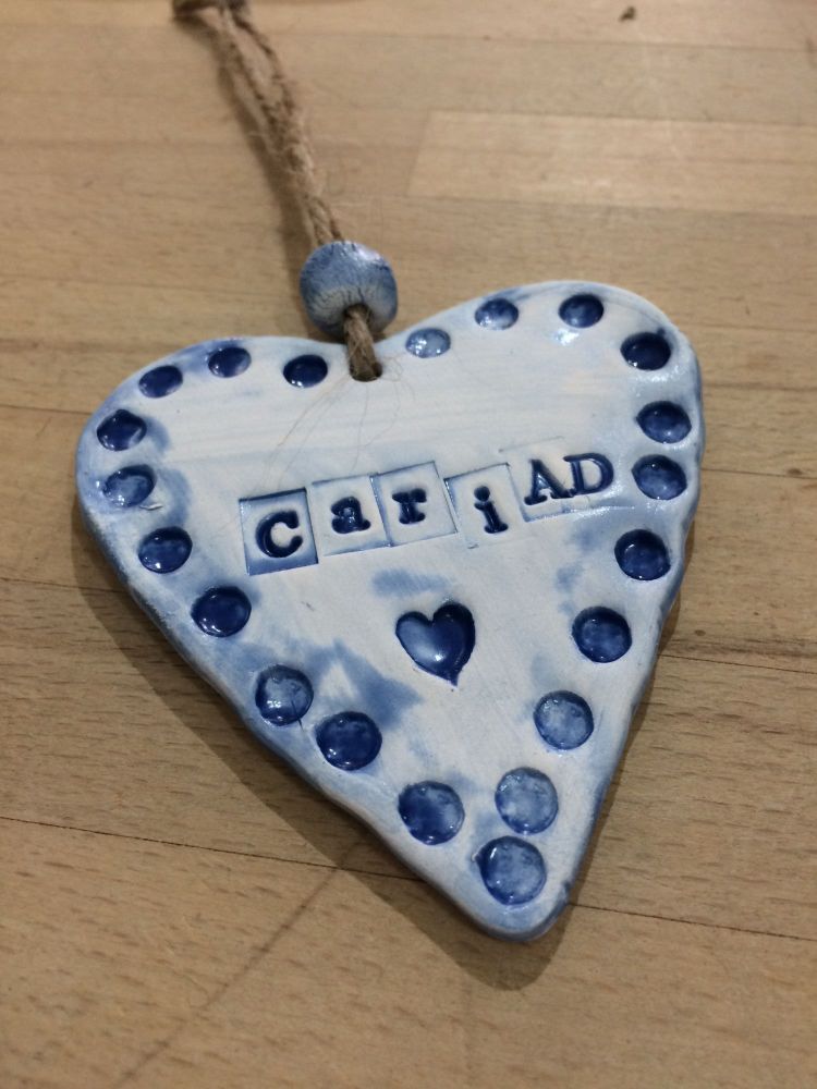 Cariad Ceramic Heart