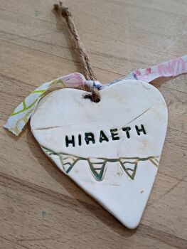 'Hiraeth' Ceramic Heart
