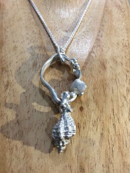 Pembrokeshire Shell Pendant Necklace