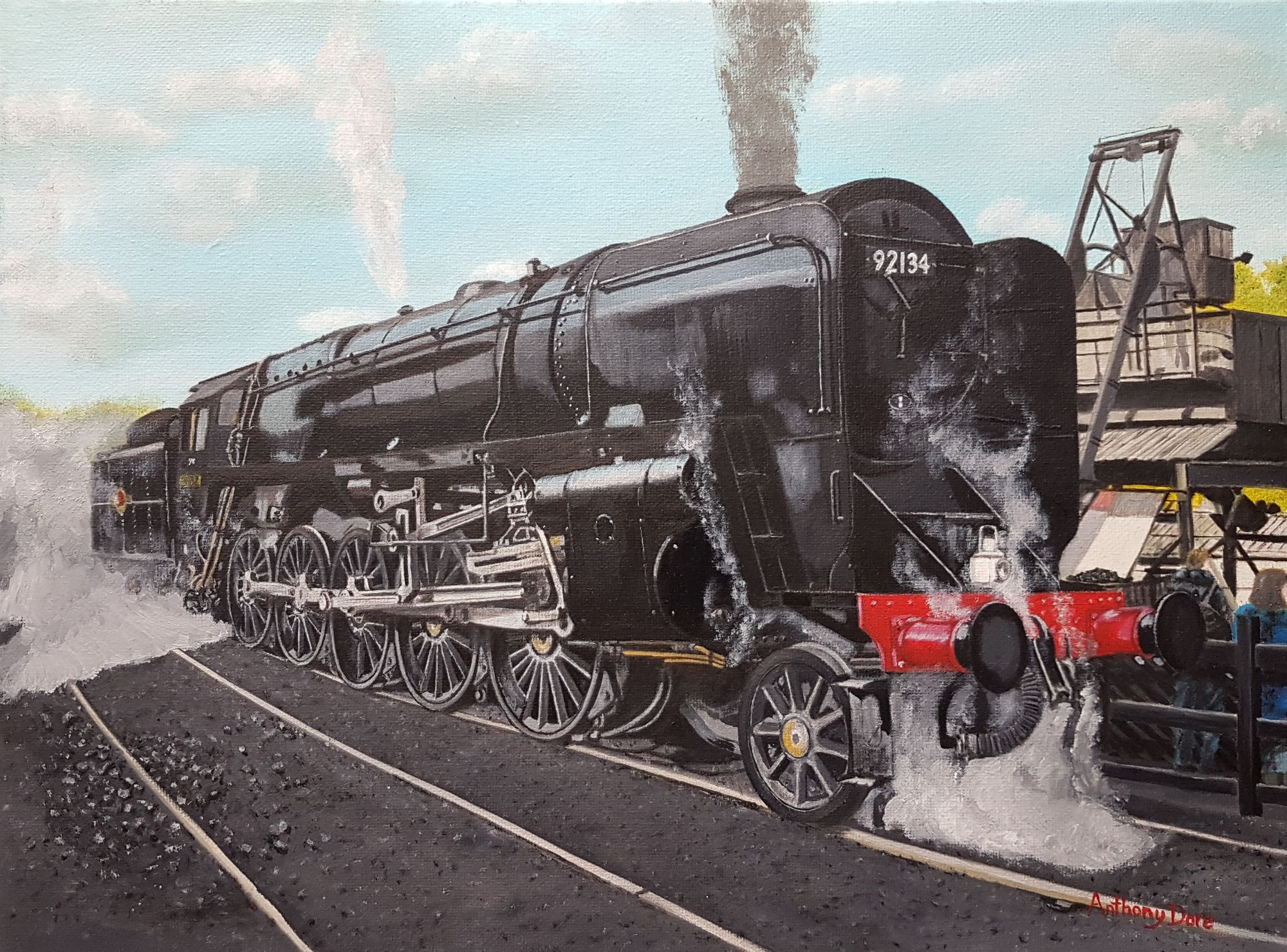 BR 9F 92134 steam engine