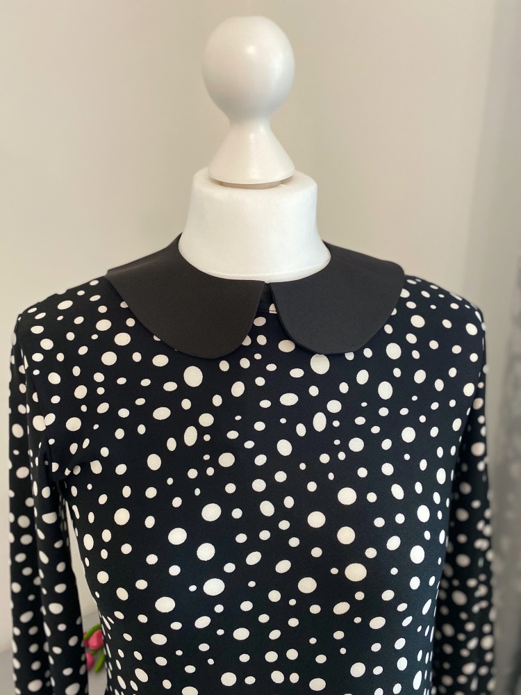 Black Peter Pan Detachable Collar