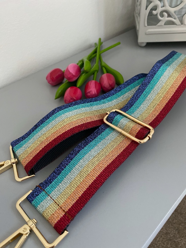 Sparkle Rainbow Detachable Bag Strap