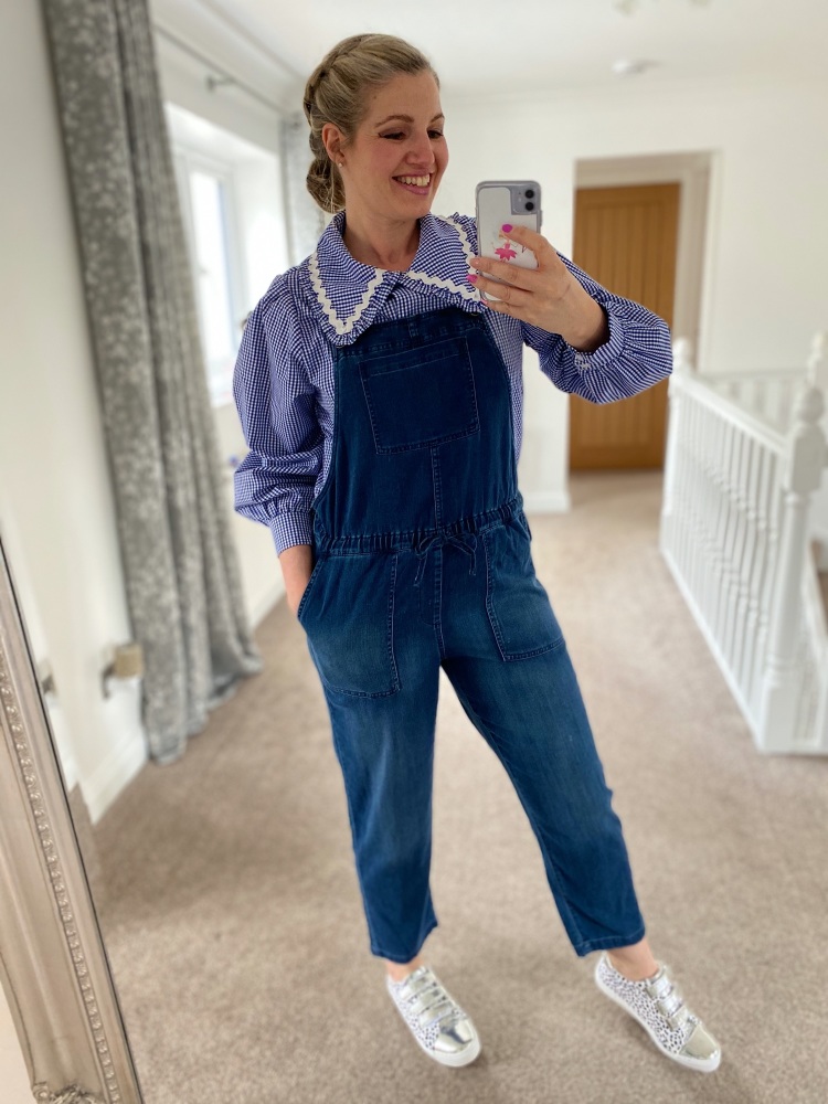 Denim Casual Fit Lightweight Dungarees