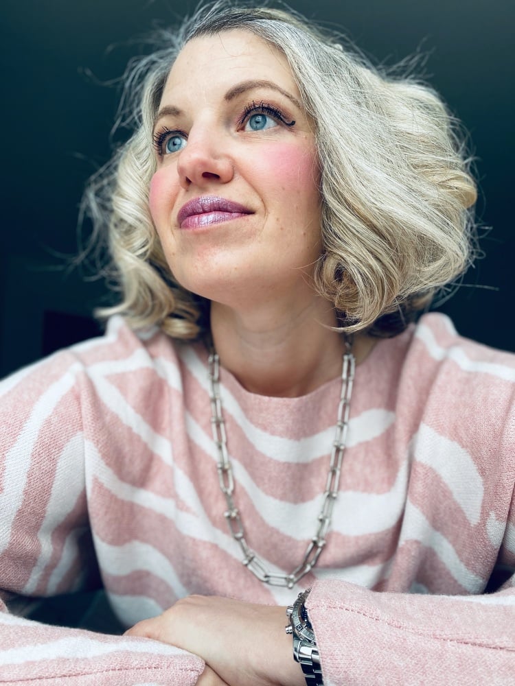 Pink Zebra Print Jumper