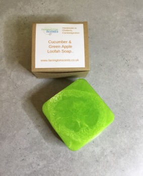 Cucumber & Green Apple Loofah Soap