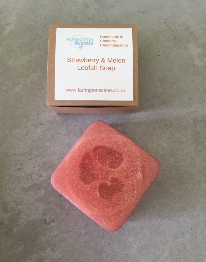 Strawberry & Melon Loofah Soap