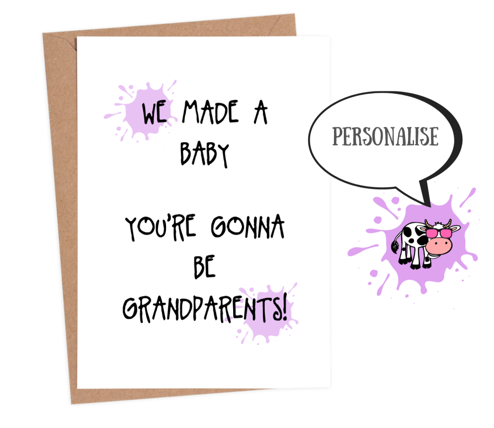 pregnancy reveal grandparents