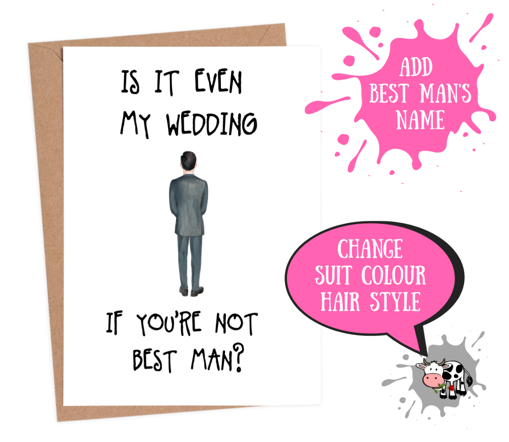 will you be my best man card