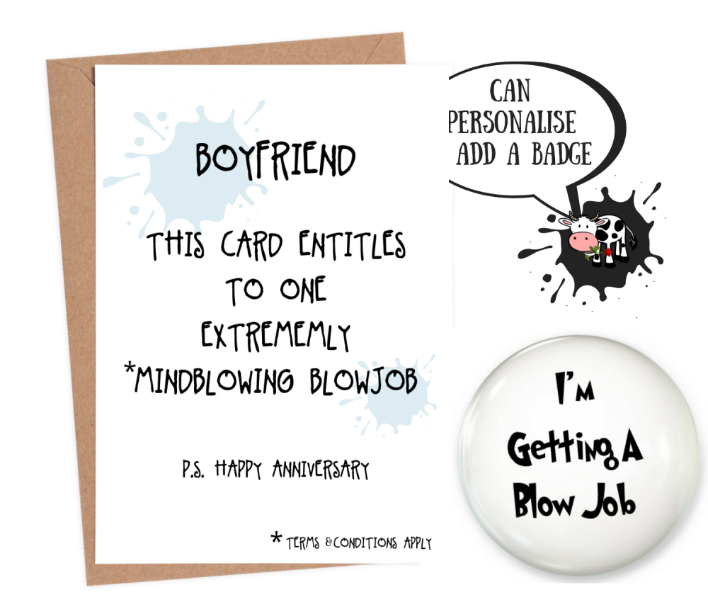 funny anniversary card for boyfriend